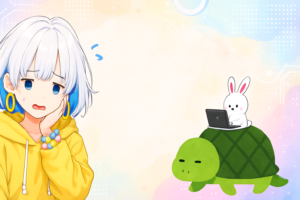 AIが描いたちーちゃんとカメとうさぎ 文字なし